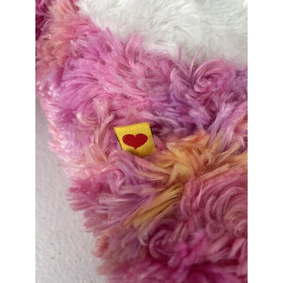 Build a Bear Endless Hugs Plush Bear 16 in Orange Sherbet Pink Heart Nose - Picture 10 of 12